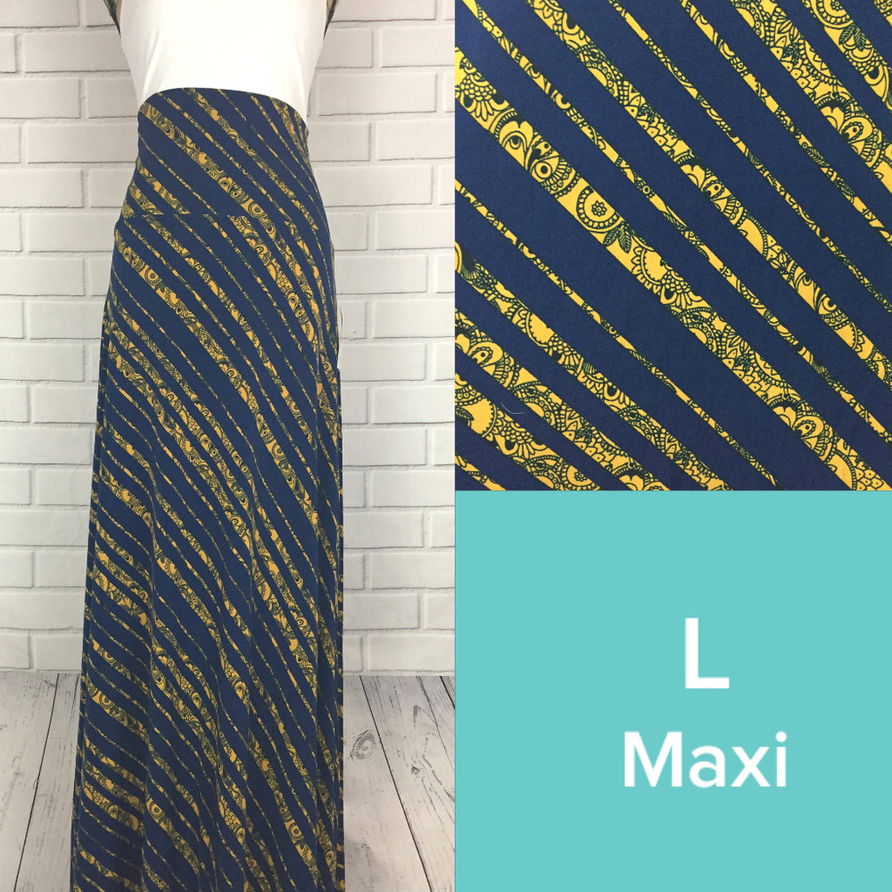 LuLaRoe Maxi skirt size L